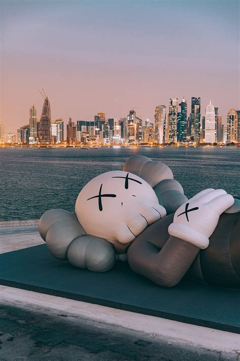 dior kaws statue|kaws sculpture doha.